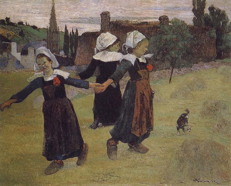 Paul Gauguin Dancing girl France oil painting art